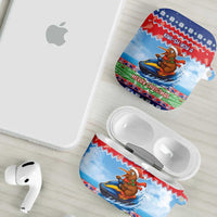 New Zealand Christmas AirPods Case Funny Jet Ride Kiwi Xmas LT05 - Polynesian Pride