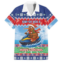 New Zealand Christmas Hawaiian Shirt Funny Jet Ride Kiwi Xmas - Polynesian Pride