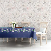 New Zealand Christmas Tablecloth Funny Jet Ride Kiwi Xmas - Polynesian Pride