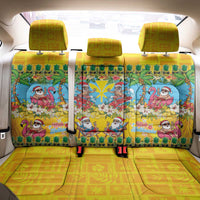 Hawaii Christmas Back Car Seat Cover Mele Kalikimaka Tropical Vibes - Polynesian Pride