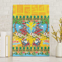 Hawaii Christmas Canvas Wall Art Mele Kalikimaka Tropical Vibes - Polynesian Pride