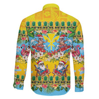 Hawaii Christmas Family Matching Short Sleeve Bodycon Dress and Hawaiian Shirt Mele Kalikimaka Tropical Vibes - Polynesian Pride