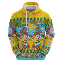 Hawaii Christmas Hoodie Mele Kalikimaka Tropical Vibes - Polynesian Pride