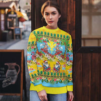 Hawaii Christmas Ugly Christmas Sweater Mele Kalikimaka Tropical Vibes - Polynesian Pride