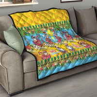 Hawaii Christmas Quilt Mele Kalikimaka Tropical Vibes - Polynesian Pride