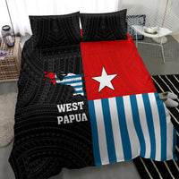West Papua Bedding Set Polynesian Pattern With Coat Of Arms LT05 - Polynesian Pride