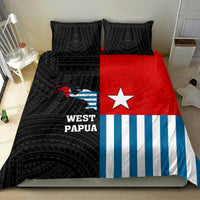 West Papua Bedding Set Polynesian Pattern With Coat Of Arms LT05 - Polynesian Pride