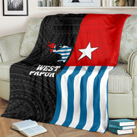 West Papua Blanket Polynesian Pattern With Coat Of Arms LT05 - Polynesian Pride