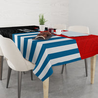 West Papua Tablecloth Polynesian Pattern With Coat Of Arms LT05 - Polynesian Pride