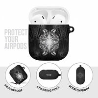 New Zealand Matariki AirPods Case Maori Moko Black Galaxy LT05 - Polynesian Pride