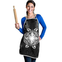 New Zealand Matariki Apron Maori Moko Black Galaxy LT05 - Polynesian Pride