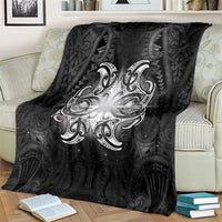 New Zealand Matariki Blanket Maori Moko Black Galaxy LT05 - Polynesian Pride