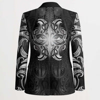 New Zealand Matariki Blazer Maori Moko Black Galaxy LT05 - Polynesian Pride