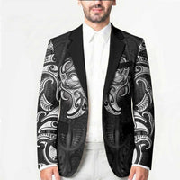 New Zealand Matariki Blazer Maori Moko Black Galaxy LT05 - Polynesian Pride