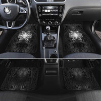 New Zealand Matariki Car Mats Maori Moko Black Galaxy LT05 Set 4pcs Black - Polynesian Pride