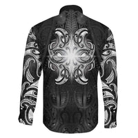New Zealand Matariki Family Matching Summer Maxi Dress and Hawaiian Shirt Maori Moko Black Galaxy