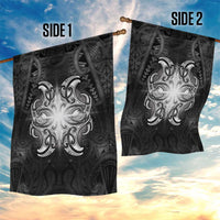 New Zealand Matariki Garden Flag Maori Moko Black Galaxy LT05 - Polynesian Pride
