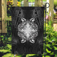 New Zealand Matariki Garden Flag Maori Moko Black Galaxy LT05 Garden Flag Black - Polynesian Pride