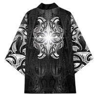 New Zealand Matariki Kimono Maori Moko Black Galaxy LT05 - Polynesian Pride