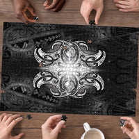New Zealand Matariki Puzzle Maori Moko Black Galaxy LT05 - Polynesian Pride