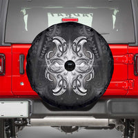 New Zealand Matariki Spare Tire Cover Maori Moko Black Galaxy LT05 - Polynesian Pride
