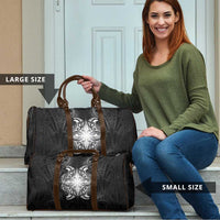 New Zealand Matariki Travel Bag Maori Moko Black Galaxy