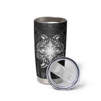 New Zealand Matariki Tumbler Cup Maori Moko Black Galaxy LT05 - Polynesian Pride