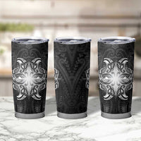 New Zealand Matariki Tumbler Cup Maori Moko Black Galaxy LT05 - Polynesian Pride