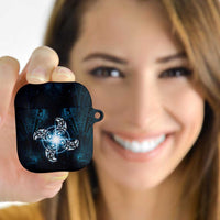 New Zealand Matariki Waita AirPods Case Maori Moko Dark Blue Galaxy LT05 - Polynesian Pride