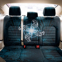 New Zealand Matariki Waita Back Car Seat Cover Maori Moko Dark Blue Galaxy LT05 - Polynesian Pride