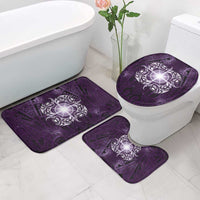 New Zealand Matariki Waipunarangi Bathroom Set Maori Moko Purple Galaxy LT05 - Polynesian Pride