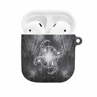 New Zealand Matariki Ururangi AirPods Case Maori Moko Grey Galaxy LT05 Grey - Polynesian Pride