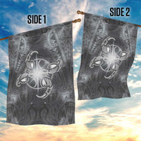 New Zealand Matariki Ururangi Garden Flag Maori Moko Grey Galaxy LT05 - Polynesian Pride