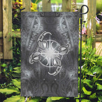 New Zealand Matariki Ururangi Garden Flag Maori Moko Grey Galaxy LT05 Garden Flag Grey - Polynesian Pride