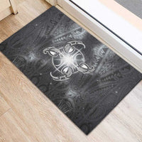 New Zealand Matariki Ururangi Rubber Doormat Maori Moko Grey Galaxy LT05 - Polynesian Pride