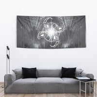 New Zealand Matariki Ururangi Tapestry Maori Moko Grey Galaxy LT05 - Polynesian Pride