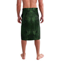 New Zealand Matariki Tupuarangi Lavalava Maori Moko Green Galaxy LT05 - Polynesian Pride