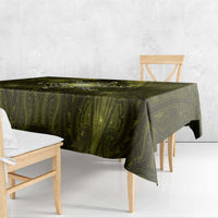 New Zealand Matariki Hiwaiterangi Tablecloth Maori Moko Yellow Galaxy LT05 - Polynesian Pride