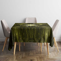 New Zealand Matariki Hiwaiterangi Tablecloth Maori Moko Yellow Galaxy LT05 - Polynesian Pride