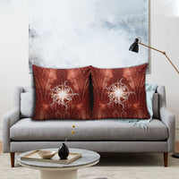 New Zealand Matariki Pohutukawa Pillow Cover Maori Moko Red Galaxy LT05 - Polynesian Pride