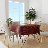 New Zealand Matariki Pohutukawa Tablecloth Maori Moko Red Galaxy LT05 - Polynesian Pride