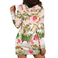 Hawaii Guinea Hula Pig Hoodie Dress Funny Tropical Style LT05 - Polynesian Pride