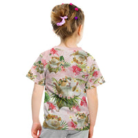 Hawaii Guinea Hula Pig Kid T Shirt Funny Tropical Style