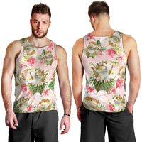 Hawaii Guinea Hula Pig Men Tank Top Funny Tropical Style LT05 - Polynesian Pride