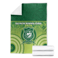 Ballantine Memorial School Blanket With Fijian Tapa Pattern