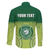 Personalised Ballantine Memorial School Family Matching Mermaid Dress and Hawaiian Shirt With Fijian Tapa Pattern