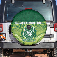 Ballantine Memorial School Spare Tire Cover With Fijian Tapa Pattern
