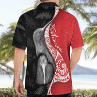 New Zealand Aotearoa Hawaiian Shirt Kiwi Fern Maori Pattern Red Version LT05 - Polynesian Pride
