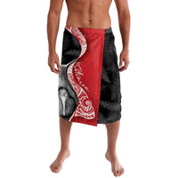 New Zealand Aotearoa Lavalava Kiwi Fern Maori Pattern Red Version