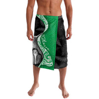 New Zealand Aotearoa Lavalava Kiwi Fern Maori Pattern Green Version